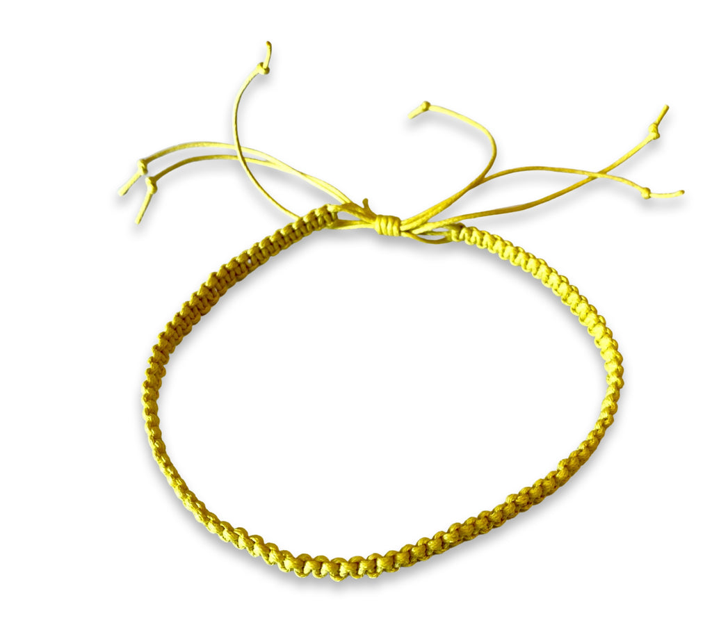 Men's Tribal Surfer Handmade Cotton Macrame Adjustable Anklet