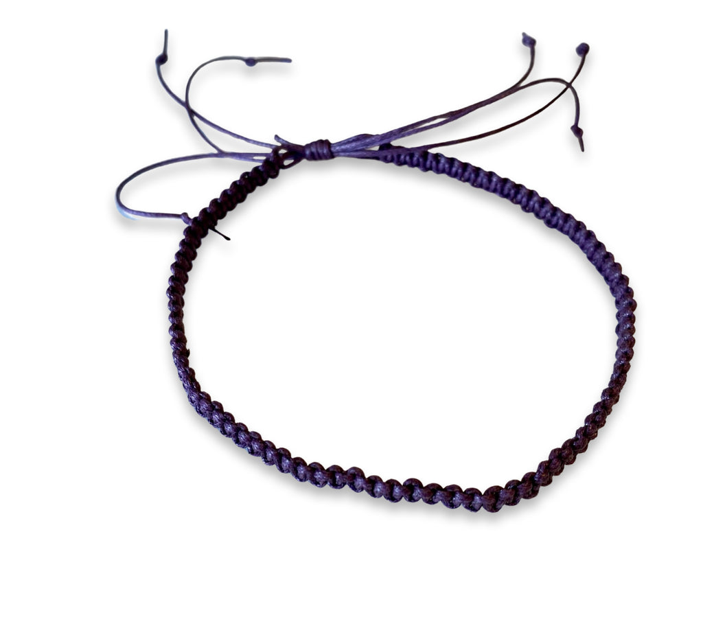 Men's Tribal Surfer Handmade Cotton Macrame Adjustable Anklet