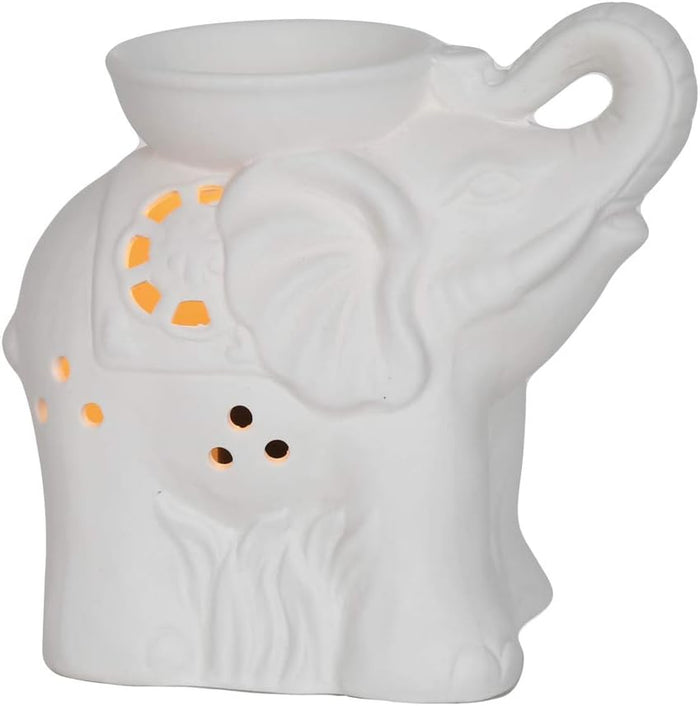 Elephant Electric Wax Warmer/Burner with a pack of 10 FREE Scented Melts (3206)
