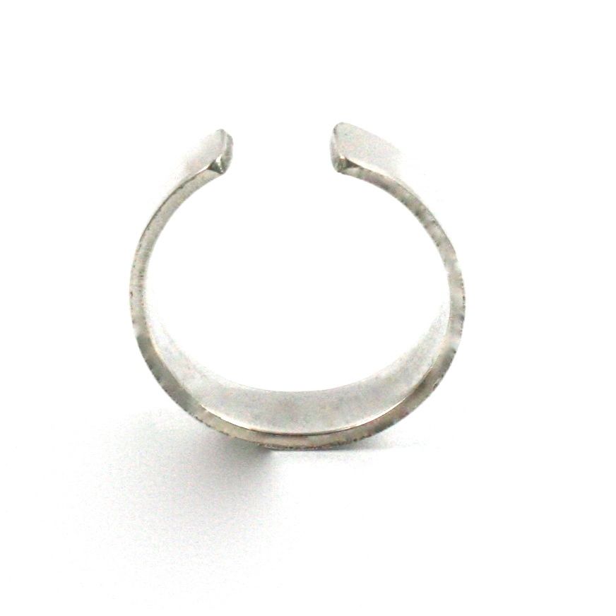 Solid Silver 925 Handmade Adjustable 1.5x5mm Toe Ring. Hallmarked