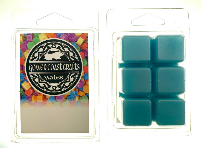 Comfortable Blue Handpoured Highly Scented Wax Melt Snap Block 90g