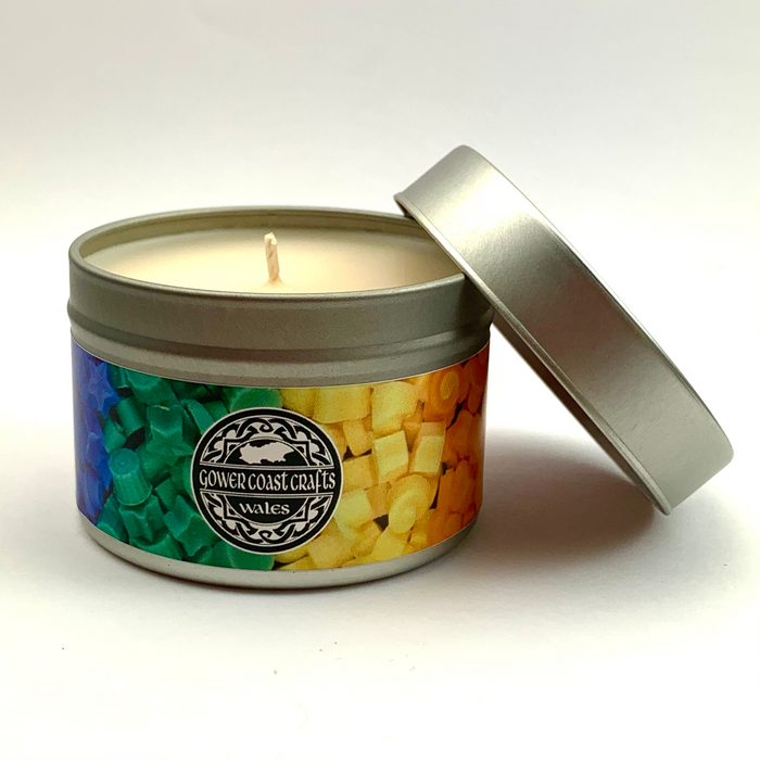Luscious Vanilla Handpoured Highly Scented Candle Tin