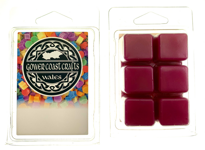 Raspberry & Black Pepper Handpoured Highly Scented Wax Melt Snap Block 90g