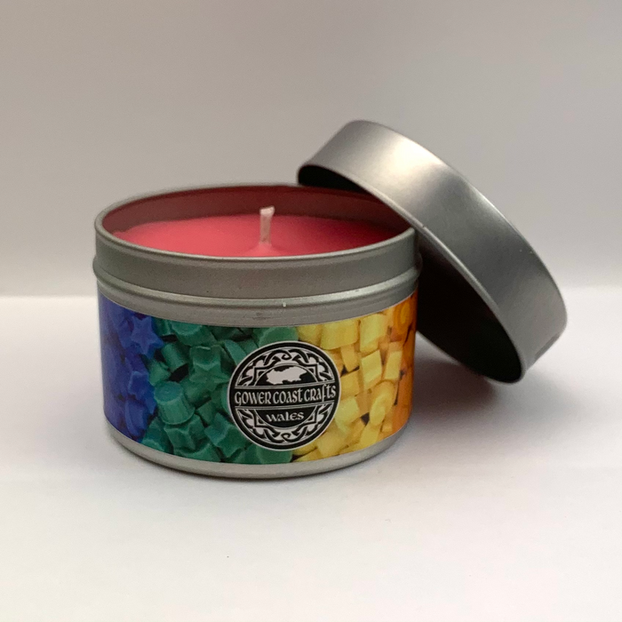 Hibiscus & Sea Breeze Handpoured Highly Scented Candle Tin