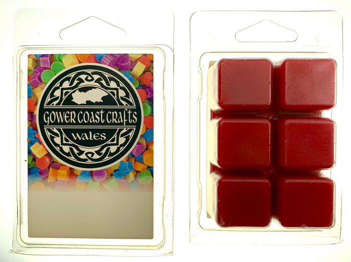Cranberry Handpoured Highly Scented Wax Melt Snap Block 90g