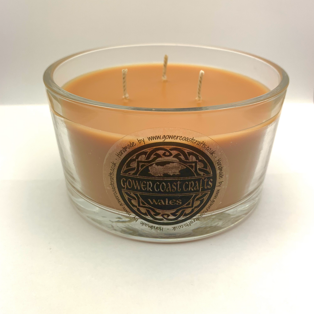 Coffee Mocha Handpoured Highly Scented 3 Wick Candle Jar