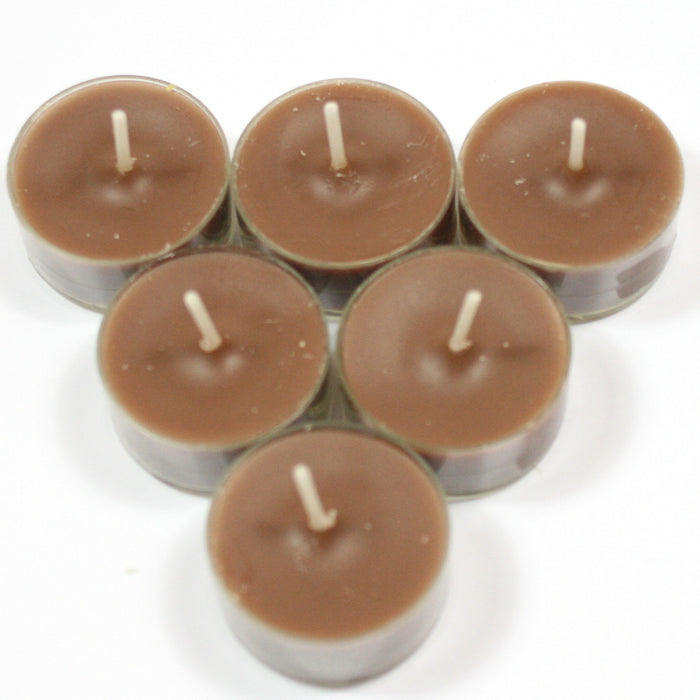 Coffee Mocha Handpoured Highly Scented Tea Light Candles Tealights pack of 6