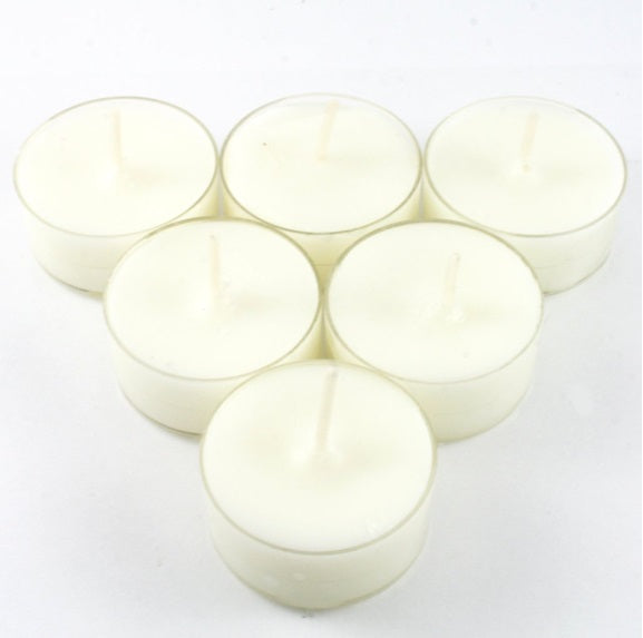 Lime Basil & Mandarin Handpoured Highly Scented Tea Light Candles Tealights pack of 6