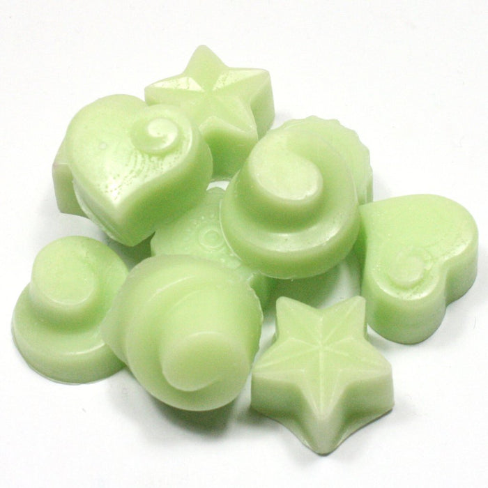 Fresh Mint & Rhubarb Handpoured Highly Scented Wax Melts / Tarts - 10 x 5g
