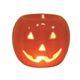 Pumpkin Tealight Burner with Jar of Pumpkin Spice Wax Melts