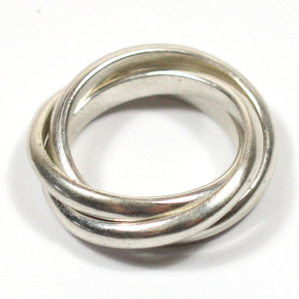 Chunky silver russian hot sale wedding ring