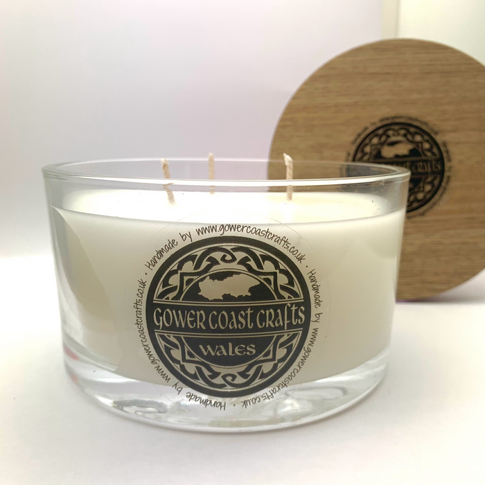 Coconut Island Handpoured Highly Scented 3 Wick Candle Jar