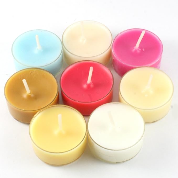 Assorted Handpoured Highly Scented Tea Light Candles Tealights pack of 6