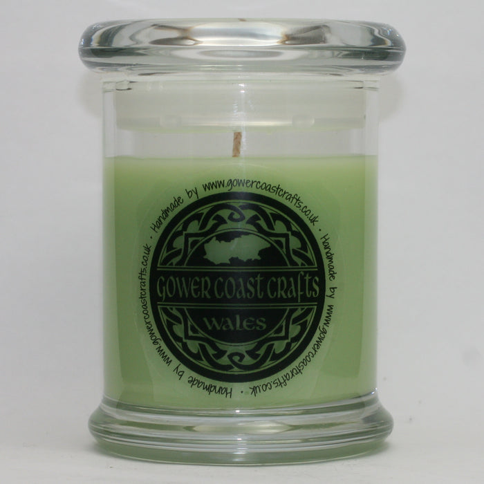 Crunchy Green Apple Handpoured Highly Scented Medium Candle Jar
