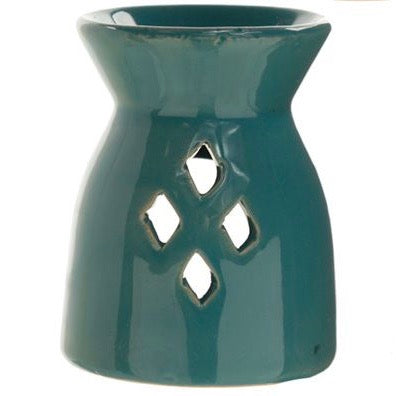 Dark Blue Diamond Wax Warmer/Burner with a pack of 10 FREE Scented Melts