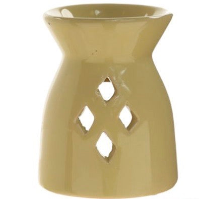 Yellow Diamond Wax Warmer/Burner with a pack of 10 FREE Scented Melts