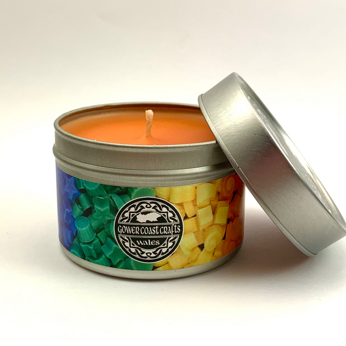 Pumpkin Spice Handpoured Highly Scented Candle Tin