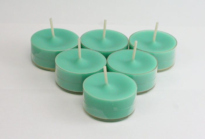 Christmas Tree Handpoured Highly Scented Tea Light Candles Tealights pack of 6