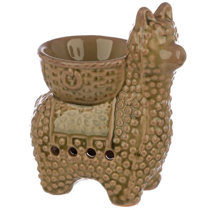 Green Llama Wax Warmer/Burner with a pack of 10 FREE Scented Melts