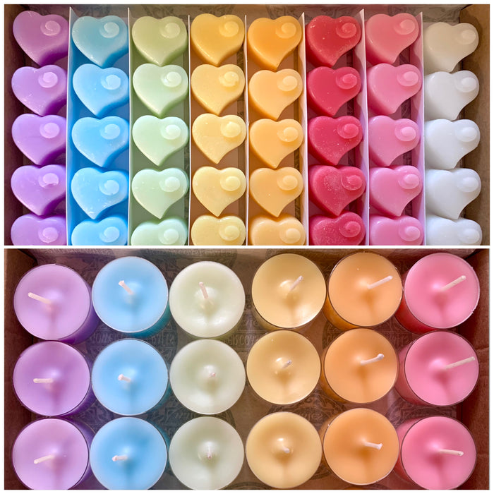 Bundle Offer Mother's Day Tea Light and Wax Melt Scent Selection Boxes in a Gift Sleeves