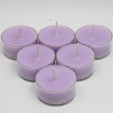 Lavender Spa Handpoured Highly Scented Tea Light Candles Tealights pack of 6