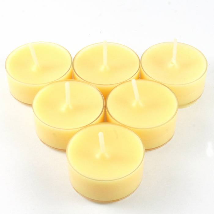 Sparkling Lemon Handpoured Highly Scented Tea Light Candles Tealights pack of 6