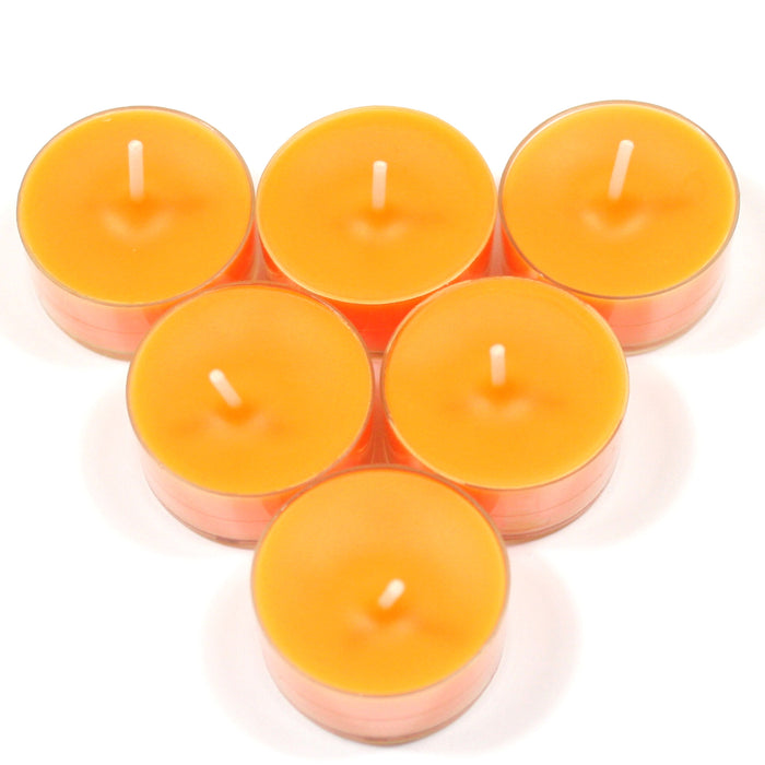 Chocolate Orange Handpoured Highly Scented Tea Light Candles Tealights pack of 6