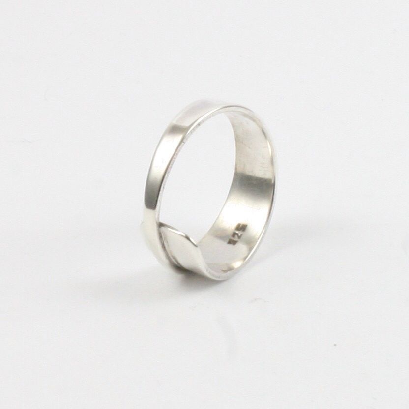 Solid Silver 925 Handmade Personalised Spoon Style Ring