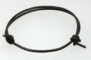 Handmade Leather Thong Bracelet