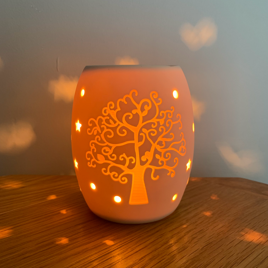 Tree Electric Wax Warmer/Burner with a pack of 10 FREE Scented Melts (3187)